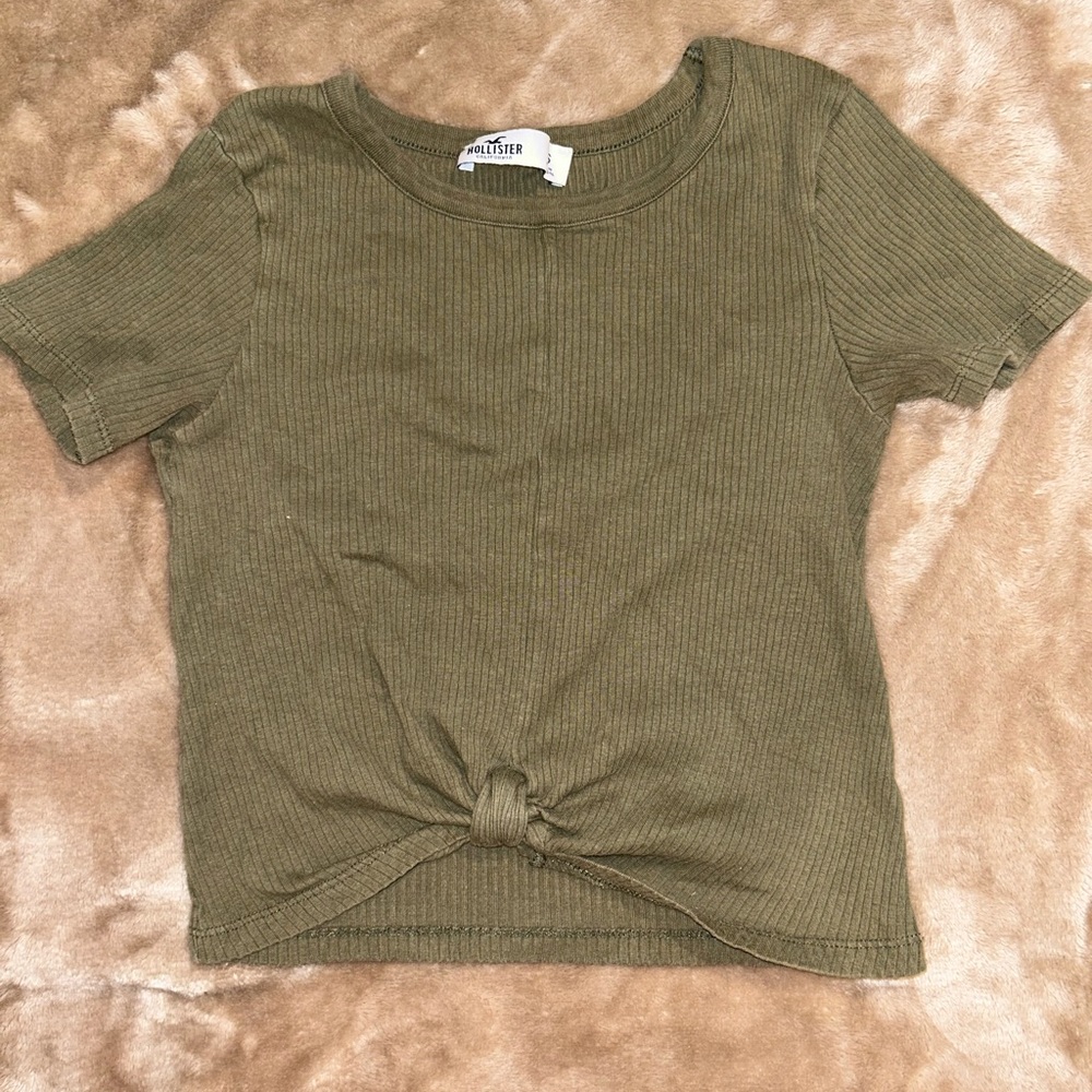 Hollister Ribbed Crop Top Size XS